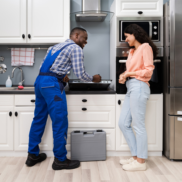 can you provide an estimate for cooktop repair before beginning any work in Rib Falls